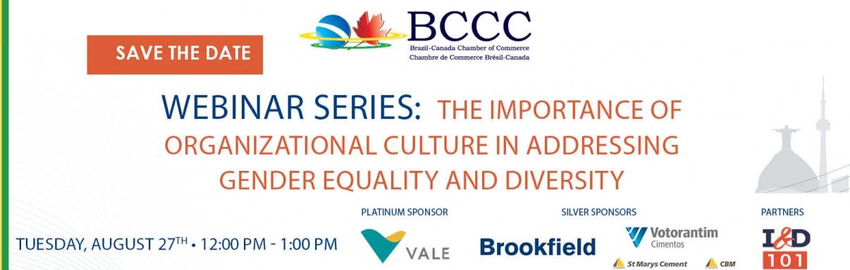 BCCC Webinar Series: The importance of Organizational Culture in Addressing Gender Equality and Diversity